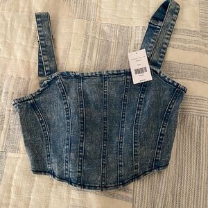 Denim Blue Women's Top